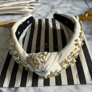 Lele Sadoughi Ivory Crystal Headband